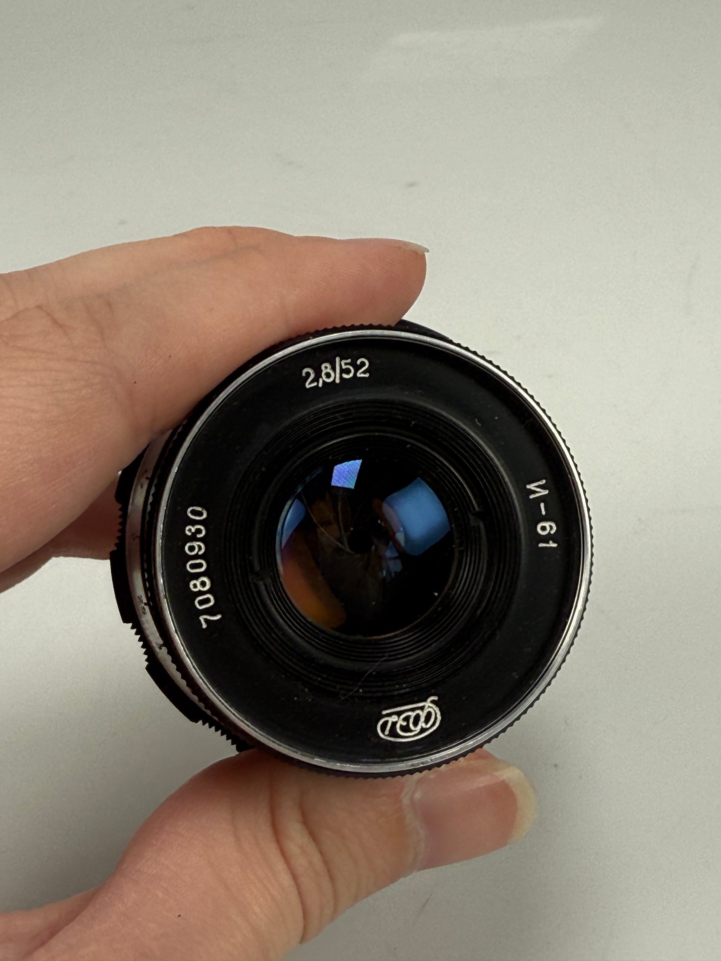 Industar 61 52mm f2.8 LTM M39 Rangefinder Lens black