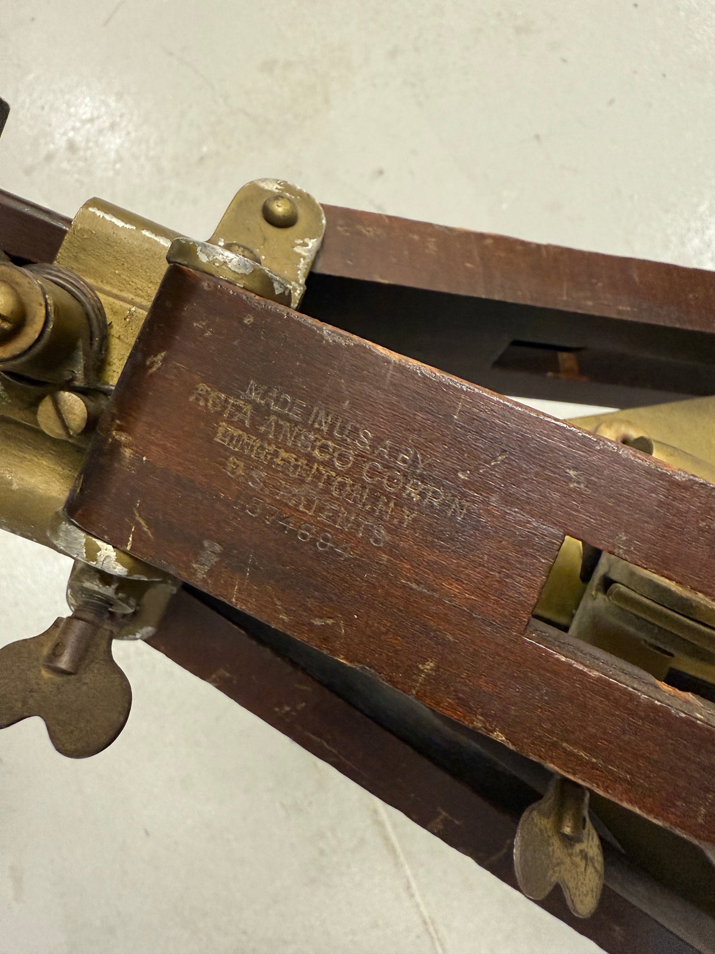 Agfa Ansco large format Wood Camera Tripod Legs Wooden