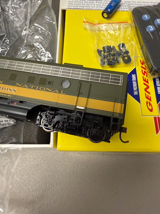 HO Genesis G16261B 9088 Canadian National F7A Phase 2 Freight With Sound