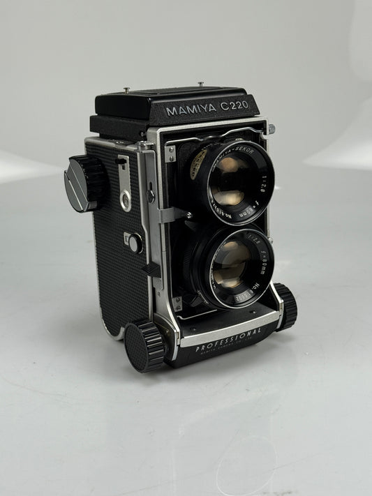 Mamiya C220 Pro TLR medium format Film camera kit 80mm f2.8