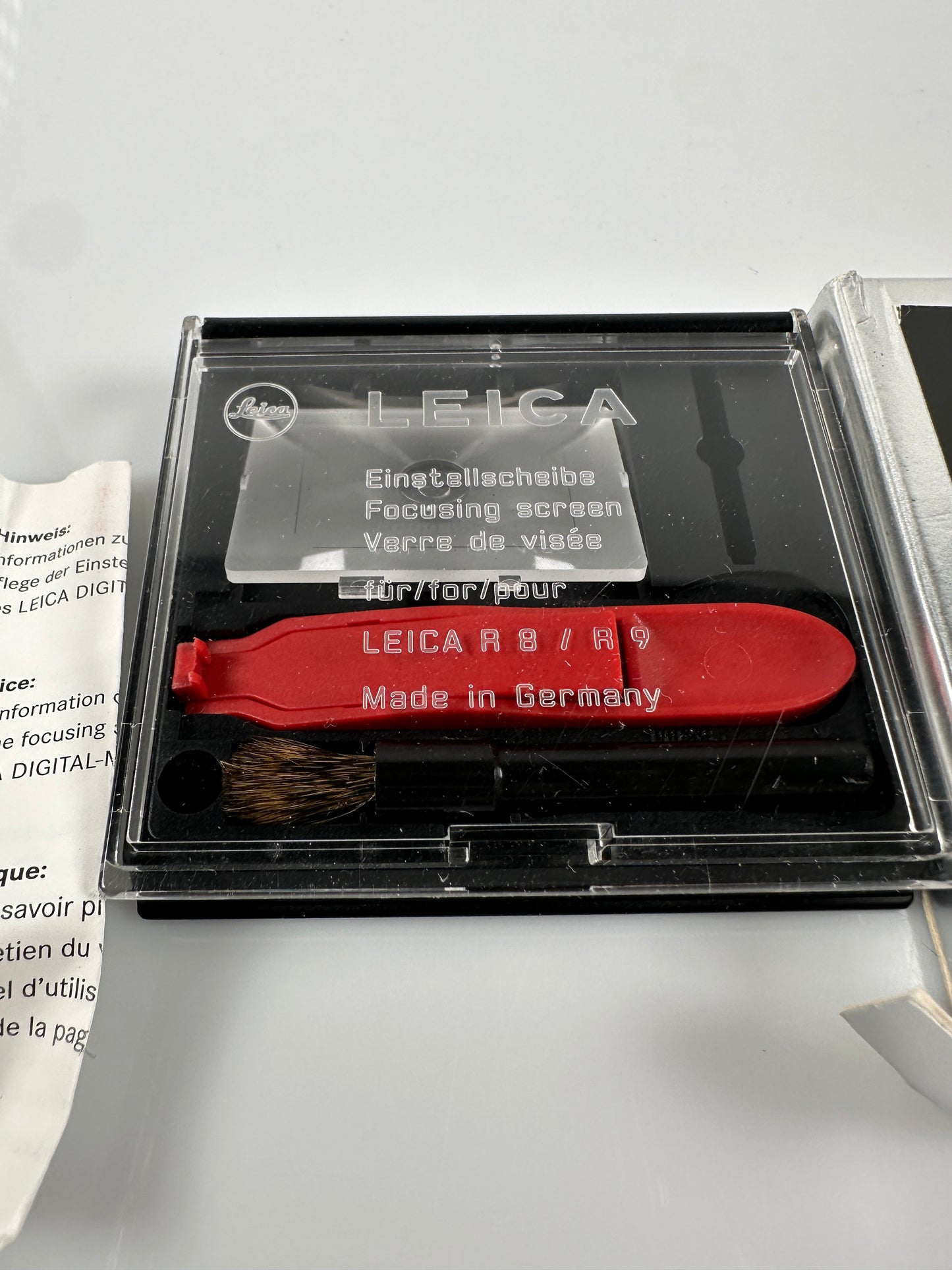 LEICA DMR UNIFORM FOCUSING SCREEN 14393 + RARE BOX 14393