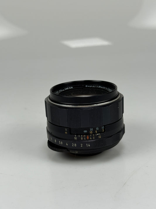 Asahi Pentax Super Multi Coated Takumar SMC 50mm f1.4 lens M42