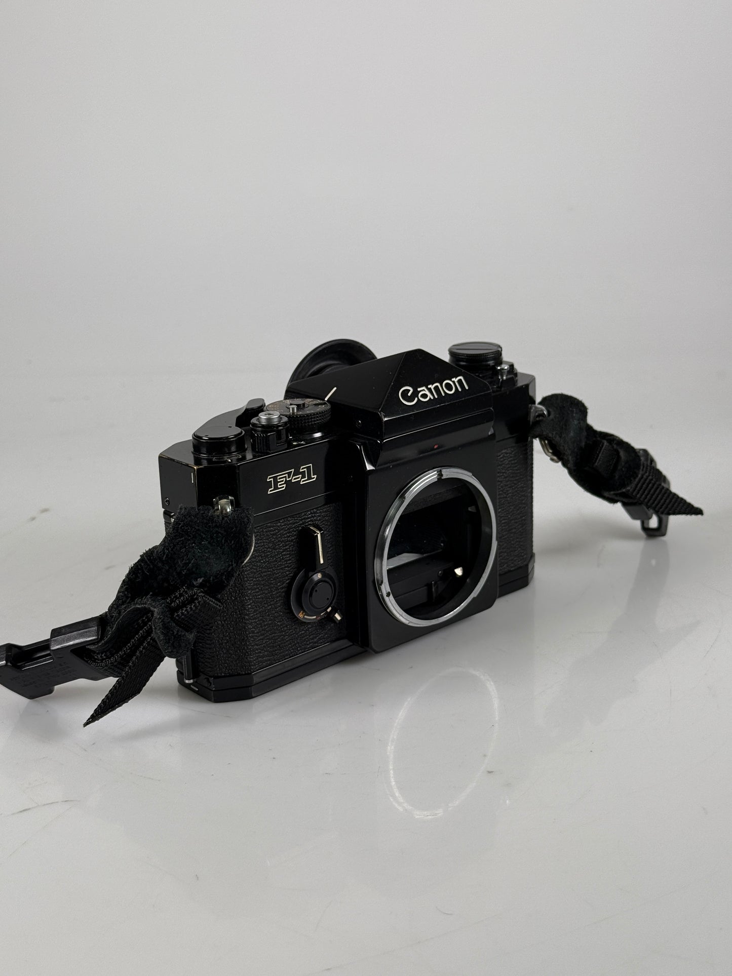 Canon F-1 Black 35mm SLR Film Camera Body