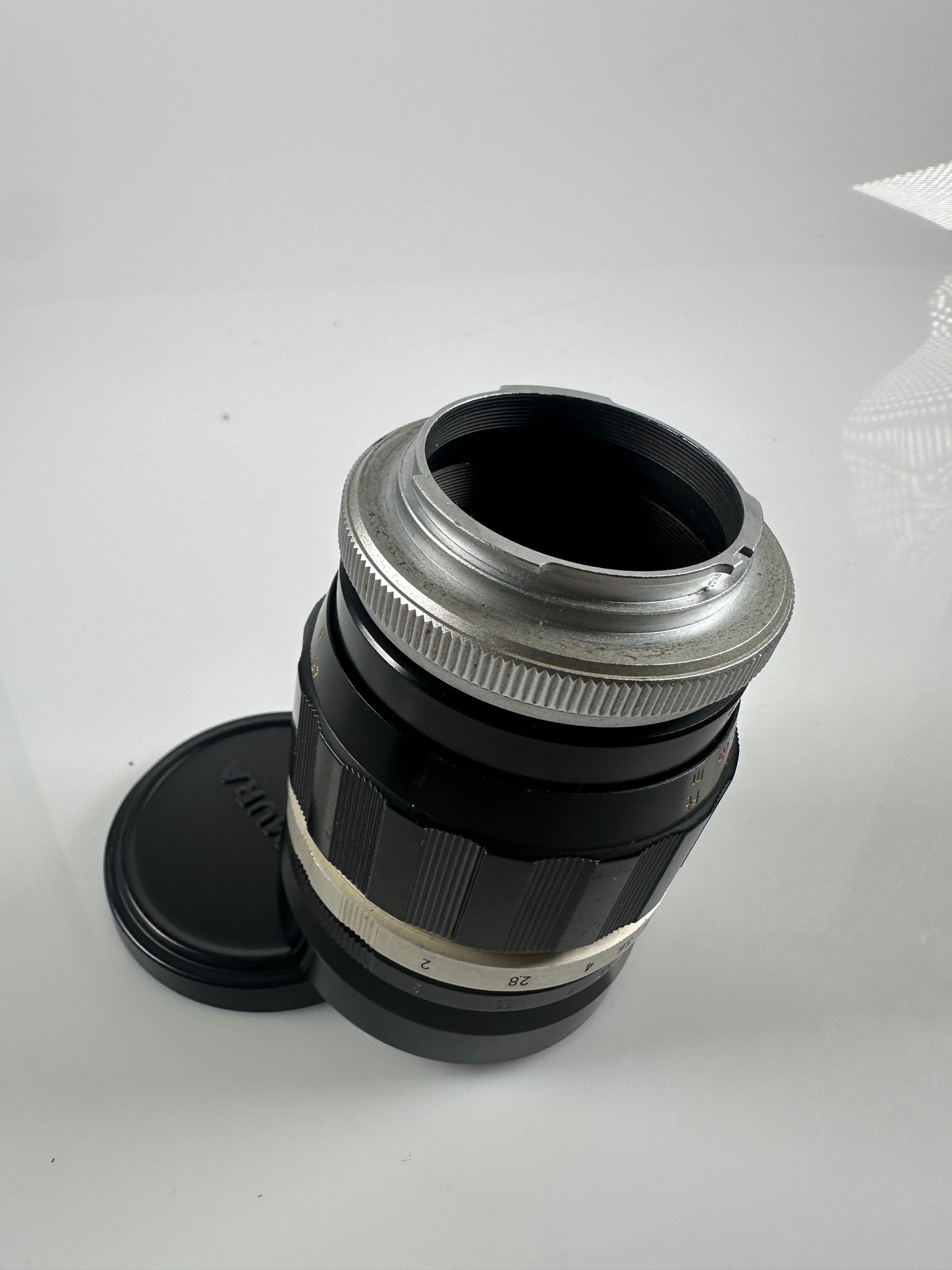 Sankyo Kohki Komura 2/105mm Lens T mount w/ Minolta MD adapter
