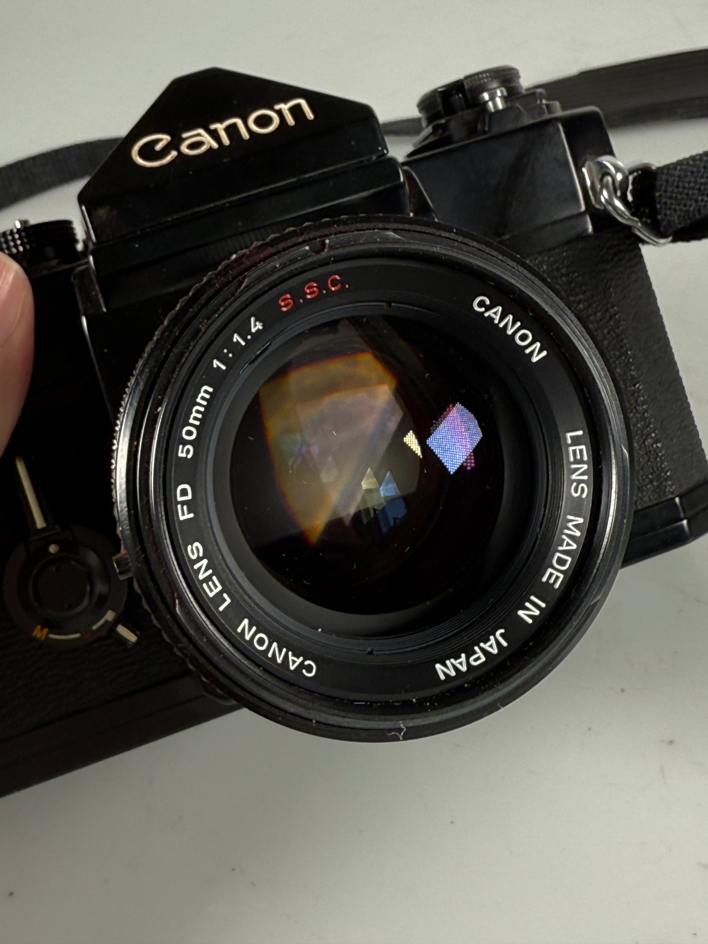Canon F-1 35mm Camera with 50mm 1.4 FD SSC Lens
