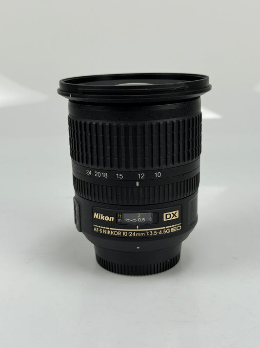Nikon Nikkor AF-S 10-24mm f3.5-4.5 G DX ED IF Lens AFS