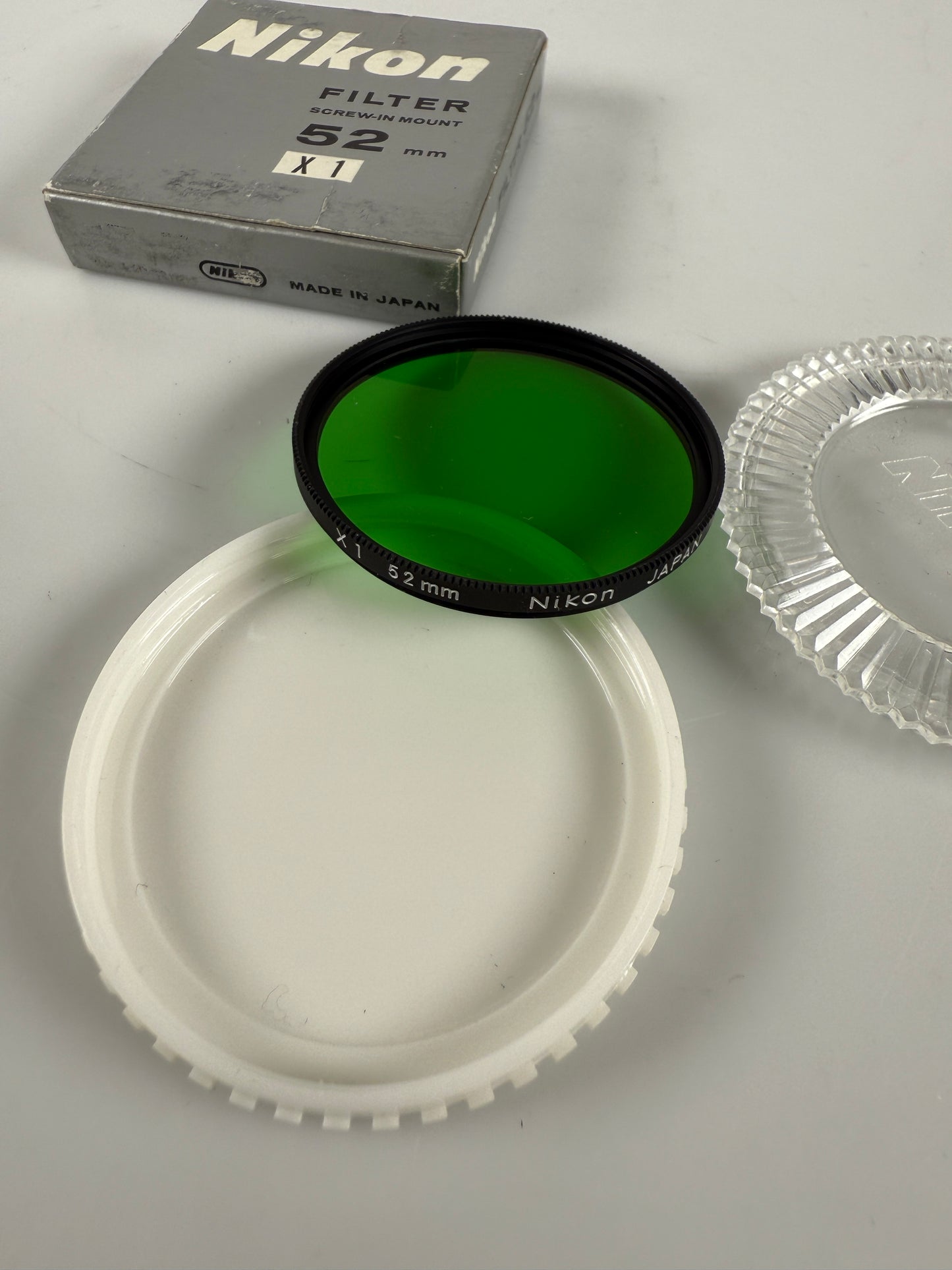 Nikon 52mm X1 Green Filter Black