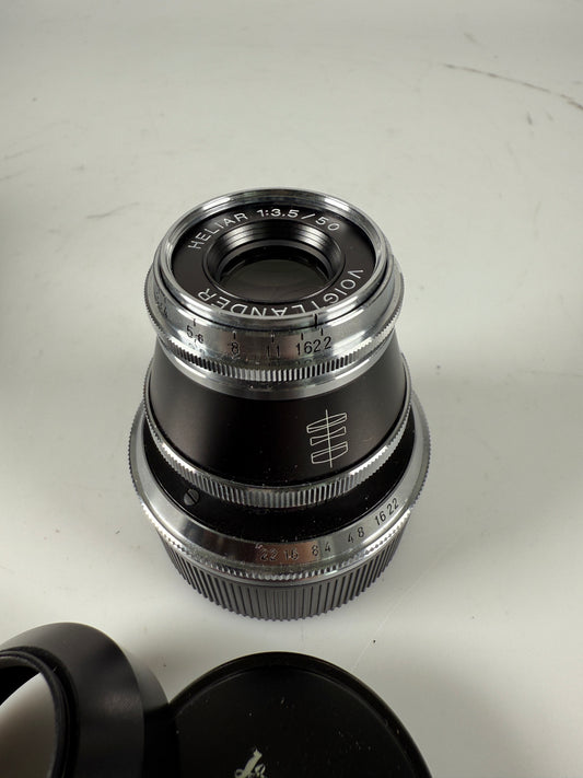 Voigtlander Heliar Vintage Line 50mm F3.5 Lens VM Mount Manual Focus