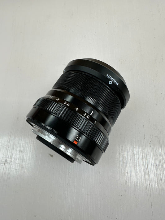 Fuji fujifilm XF Fujinon 23mm f2 R WR Super EBC Lens Black