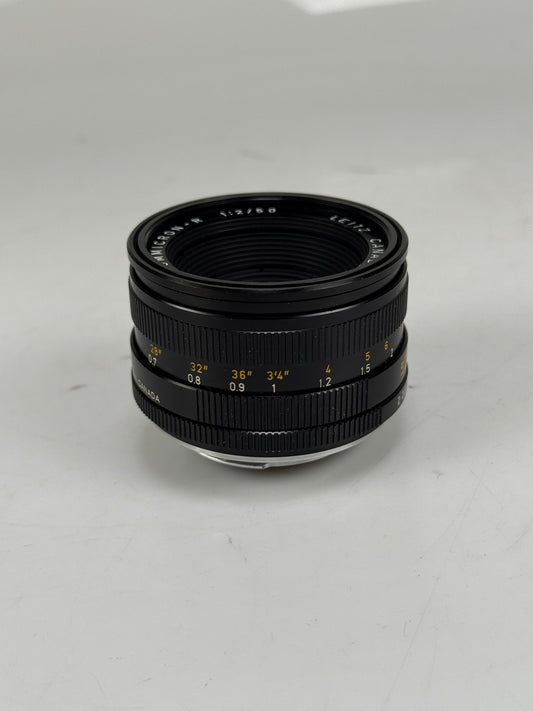 LEICA Summicron-R 50mm f2 MF 3 Cam Lens
