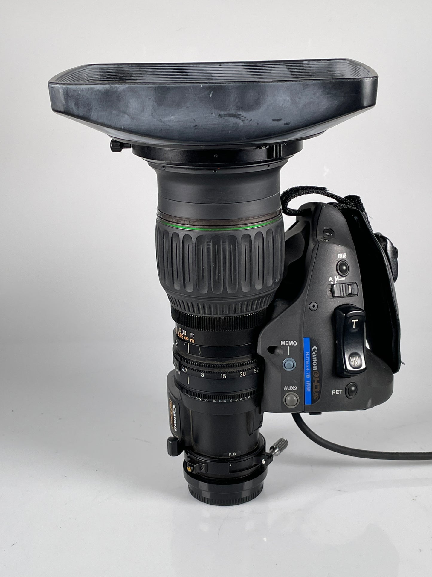 Canon HJ11ex4.7B IRSE HDXS 2/3" HD ENG Broadcast Servo Lens w/ 2x 4.7-52mm f1.9