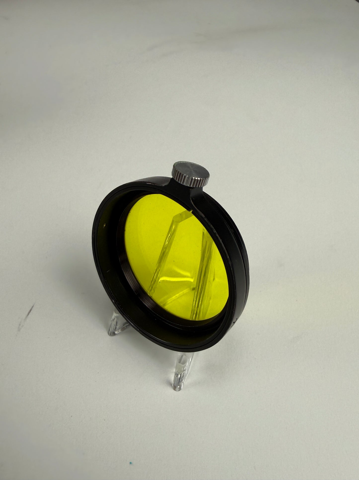 Leitz Leica Black A36 Yellow 2 Contrast Camera Lens Filter - Summitar push on 36mm