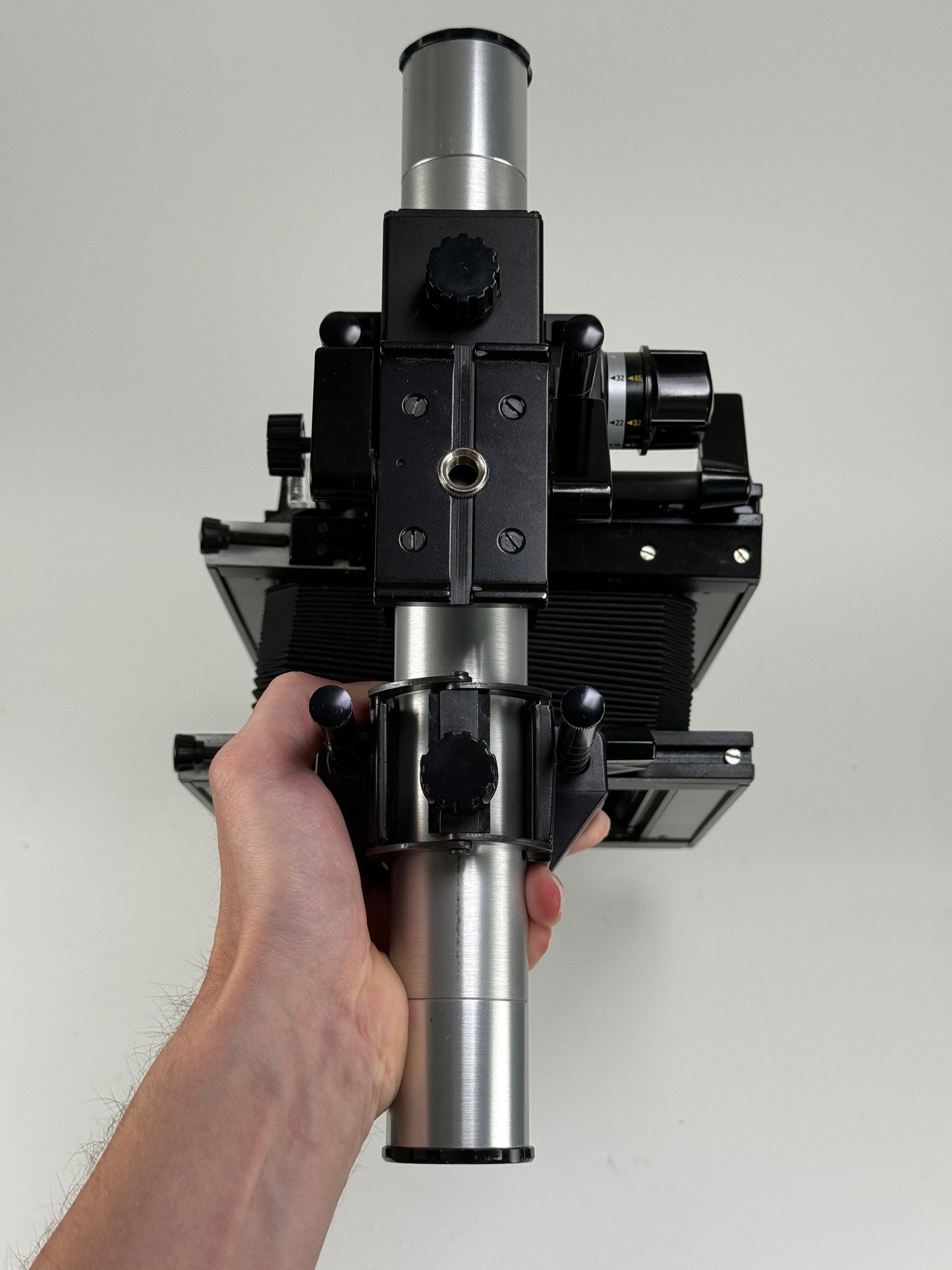SINAR F 4X5 LARGE FORMAT MONORAIL STUDIO CAMERA