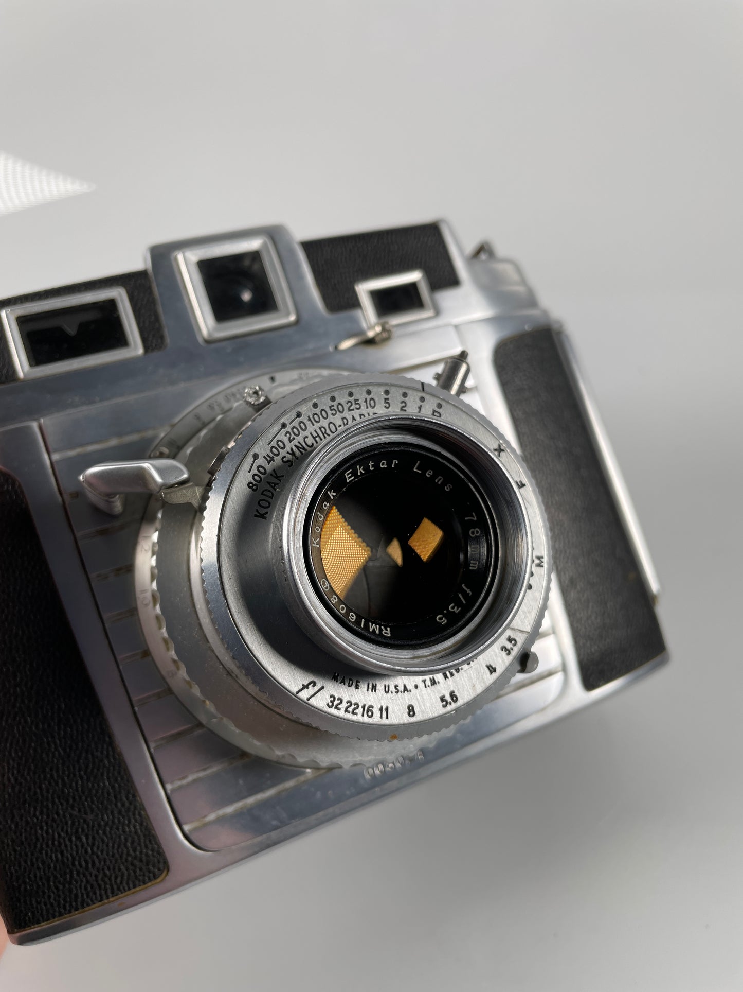 Kodak Chevron with Kodak Ektar 78mm f3.5 camera rare