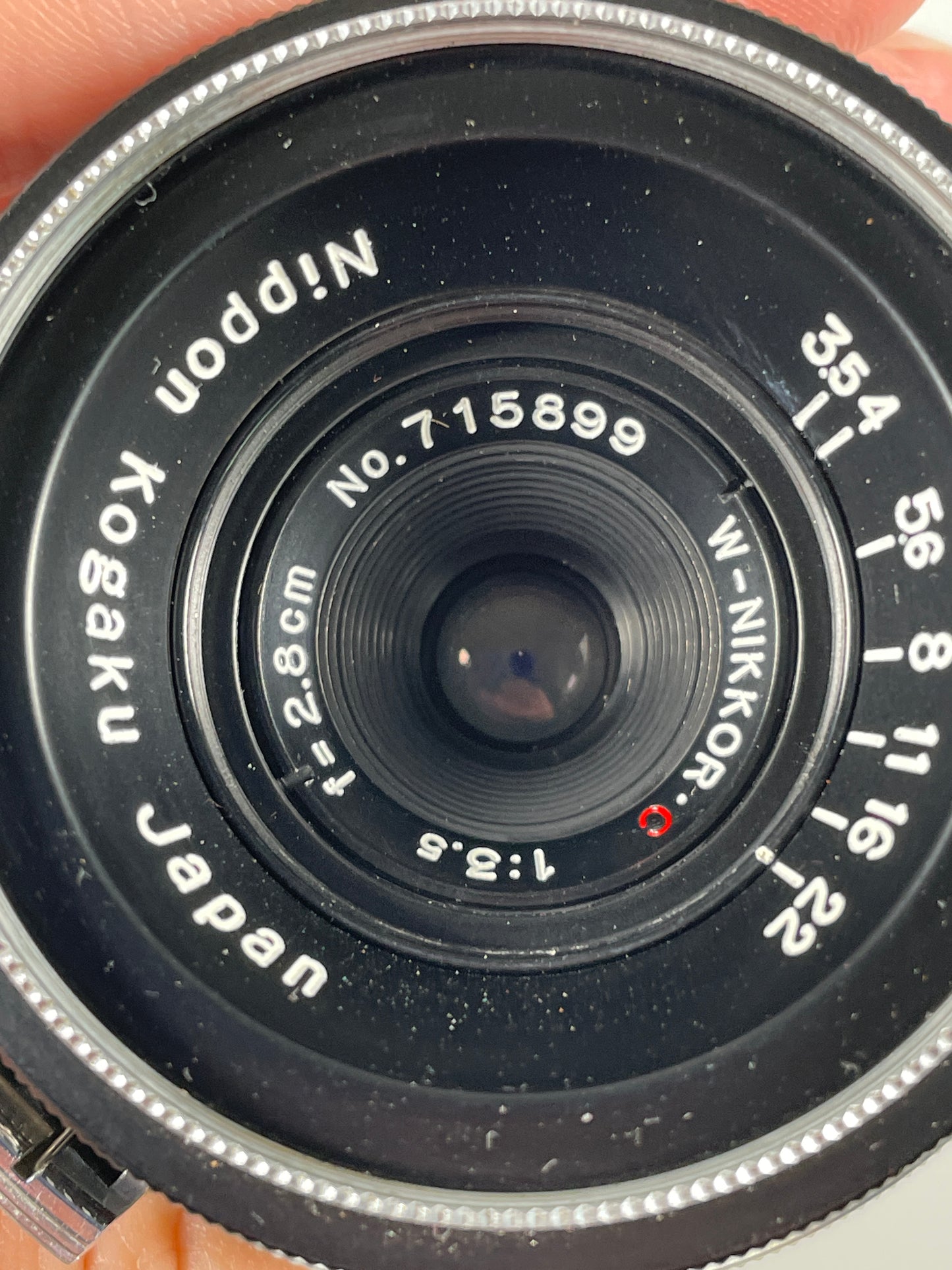 Nippon Kogaku W-Nikkor C 2.8cm F3.5 28mm for Nikon S2 SP S3