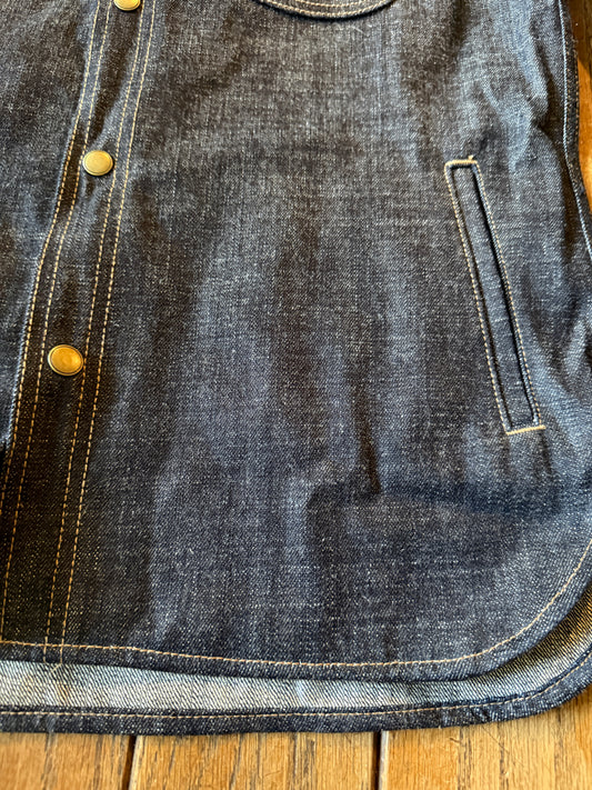 Rogue Territory RGT Japanese Selvedge Denim Service Shirt Jacket $295 – Large