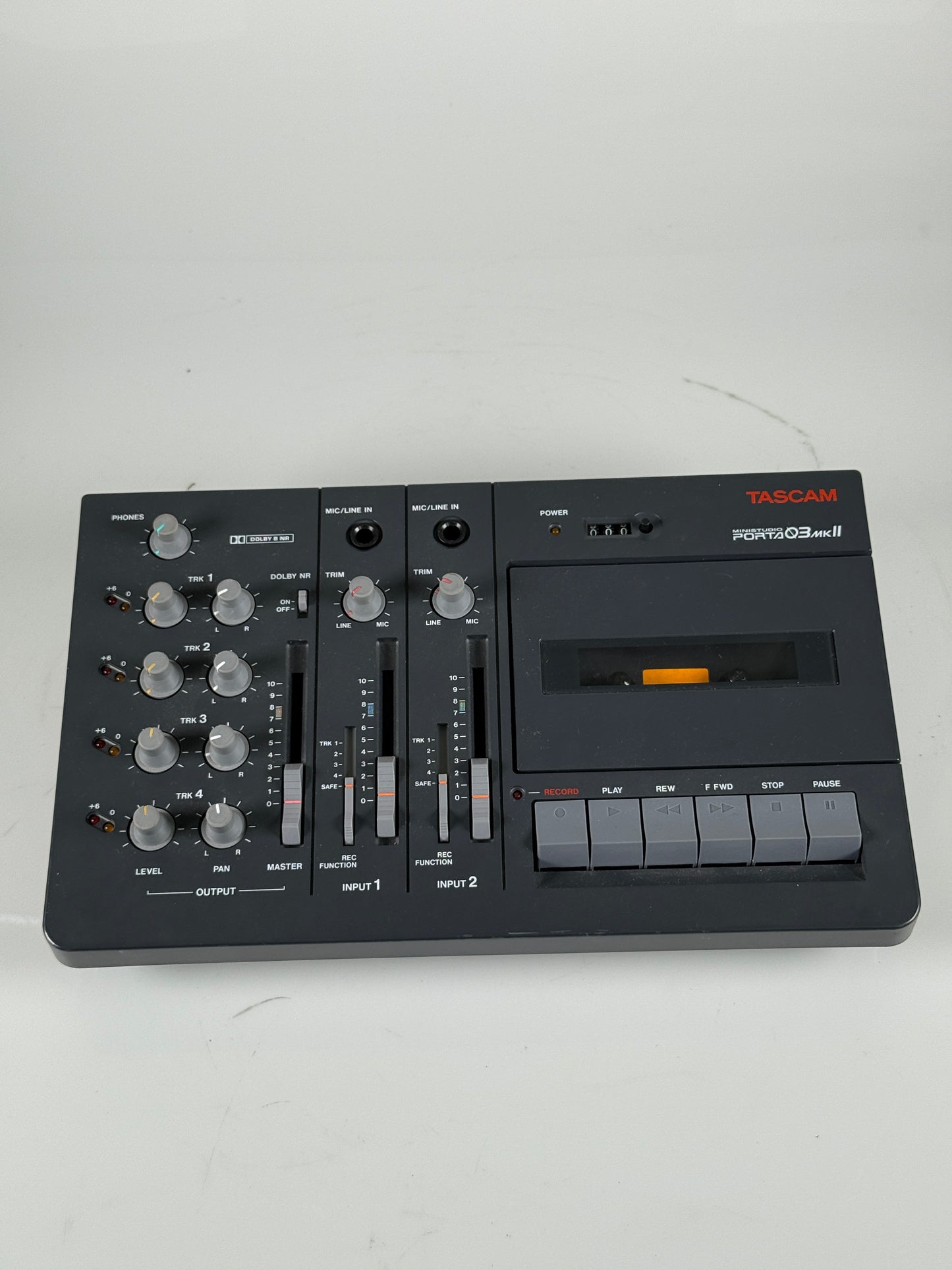 Tascam Porta03 MKII Ministudio 4 Track Cassette Recorder