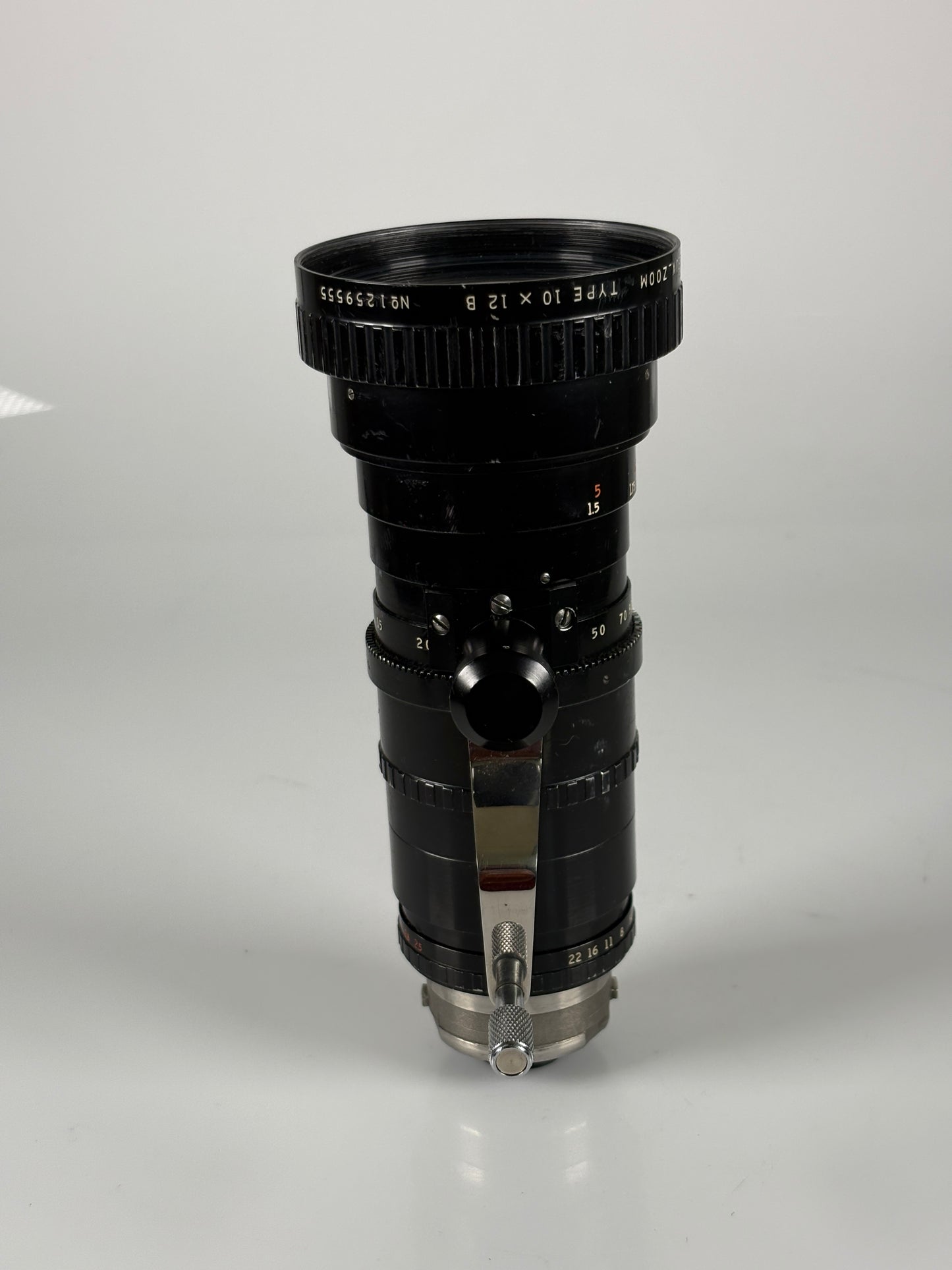 ANGENIEUX 12-120mm F2.2 16mm Arri arriflex B Zoom Lens Type 10x12B