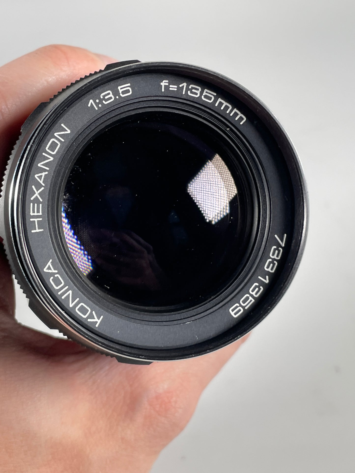 Konica MF 135mm F3.5 Hexanon EE AR Lens 135/3.5