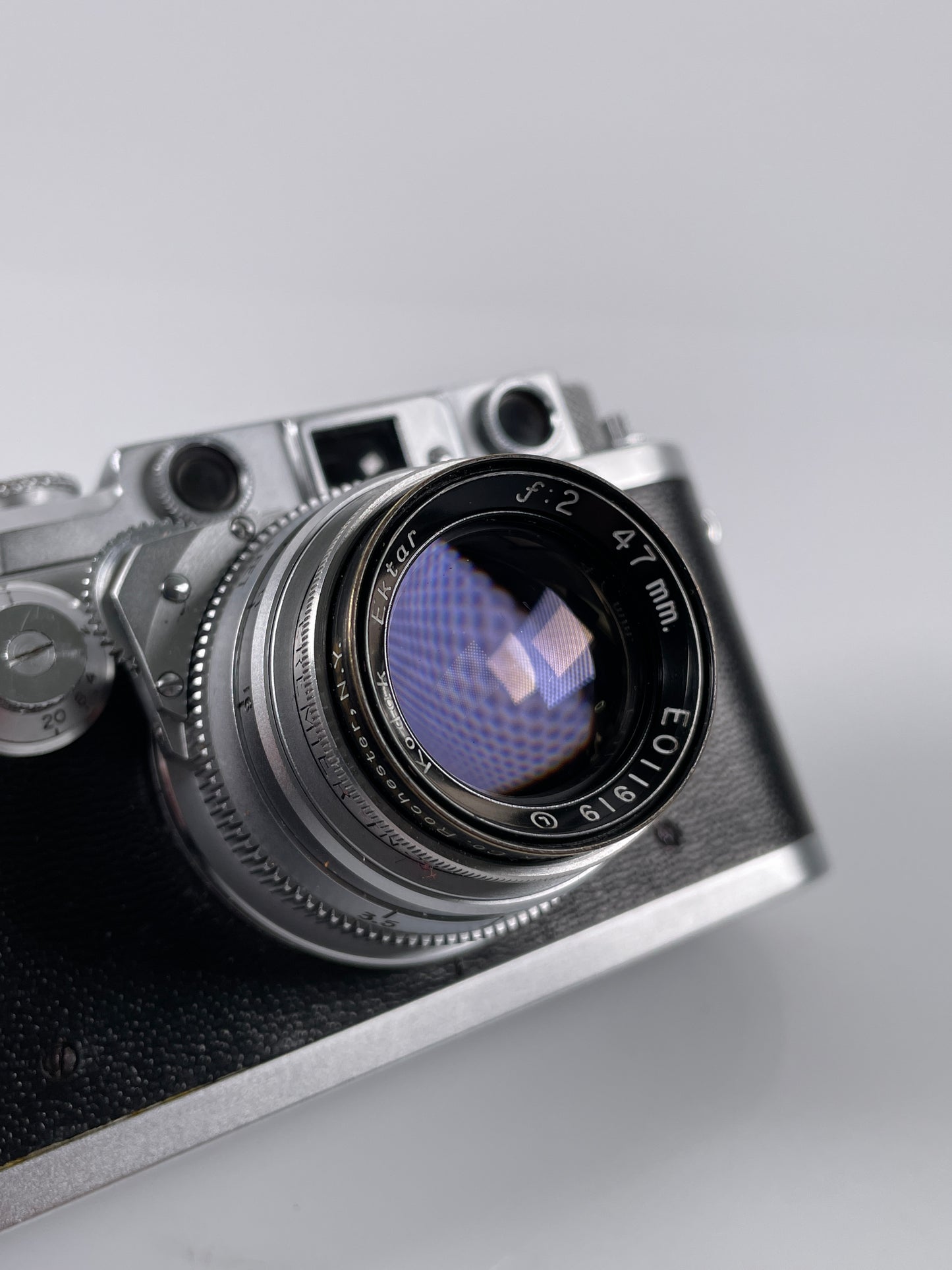 Kardon Rangefinder 35mm Film Camera PH-629 signal corp US Army Kodak Ektar 47mm f2