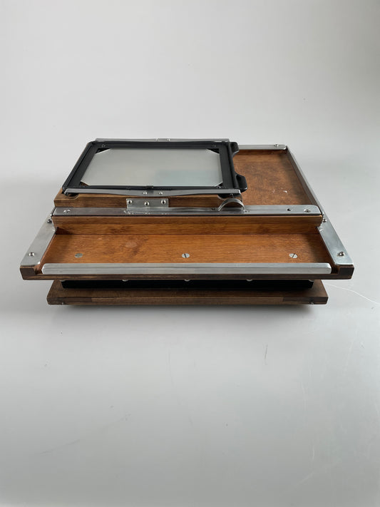 Deardorff 8x10 reducing back to 5x7 Sliding Ground Glass Back RARE Burke James