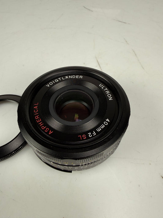 Voigtlander SLR-Mount 40mm F2 ULTRON SL-II S AIS Aspherical for Nikon