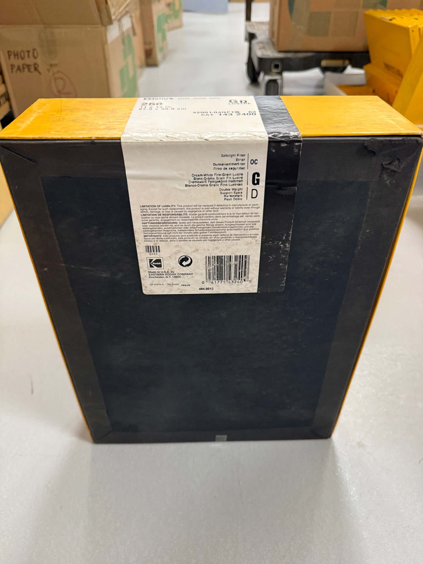 Kodak Ektalure GD Lustre Paper - 11x14, 250 sheets, SEALED double weight