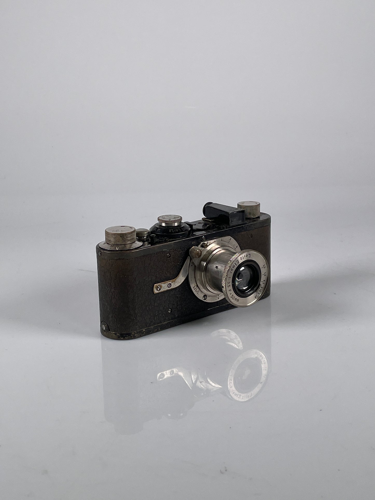 Leica I Model A 4 Digit Feathered Arrows, mushroom 5cm f3.5 Elmar SN 1989