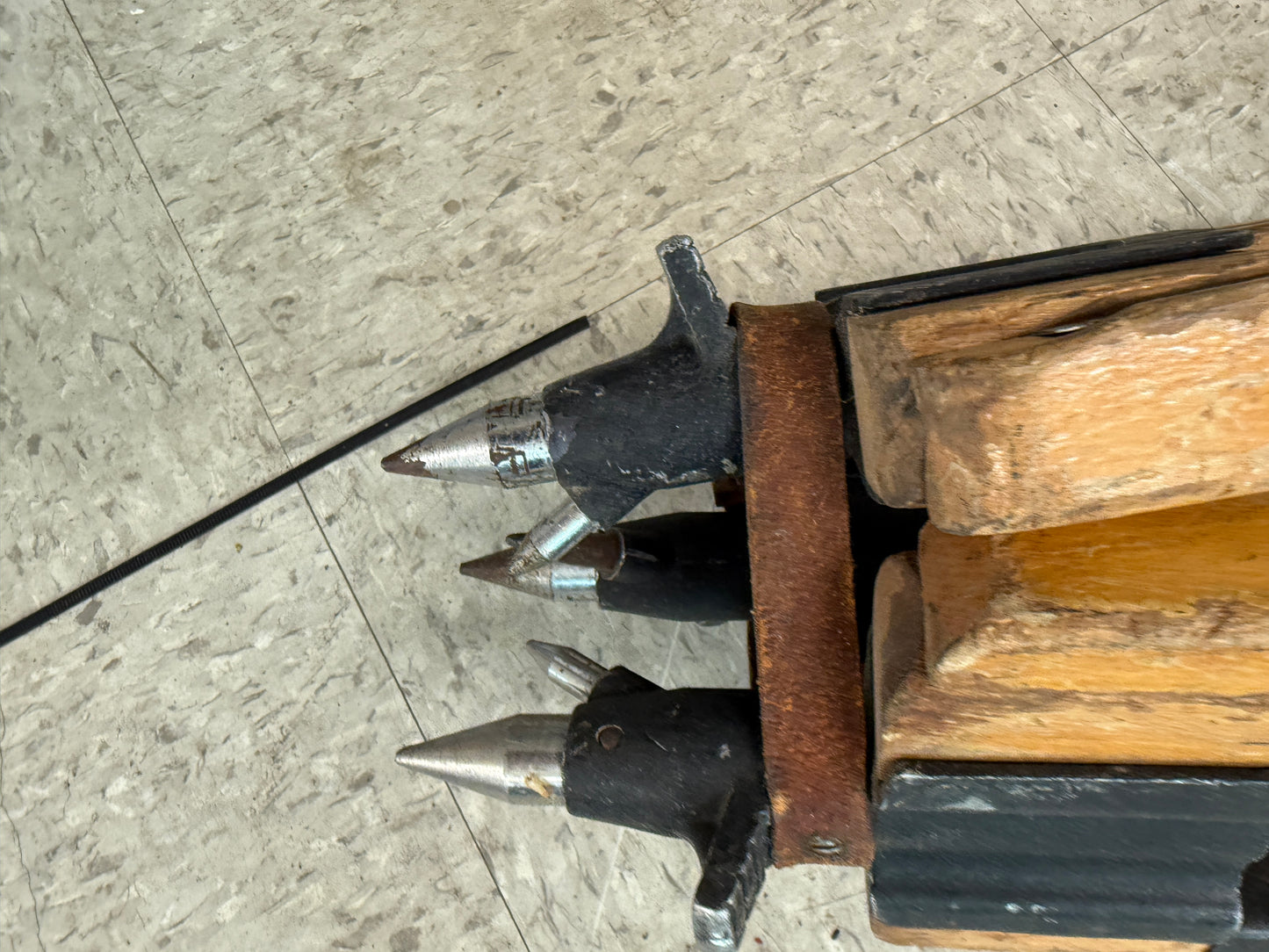 Arri wooden tripod with tilt head RARE vintage short