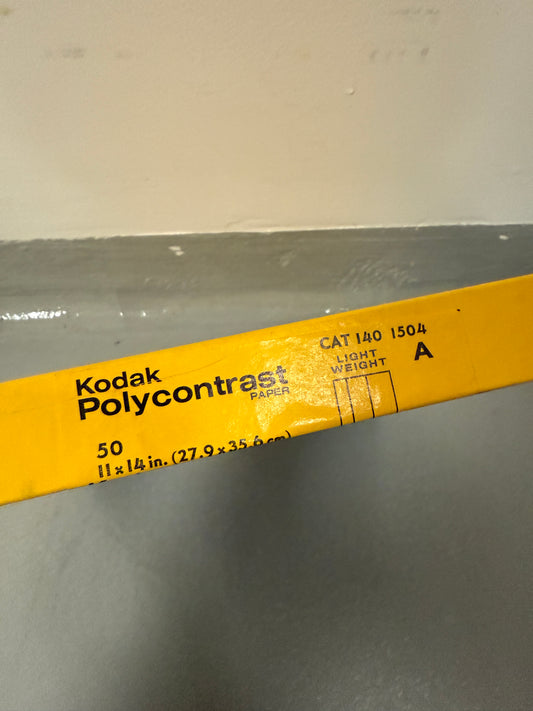 Kodak Polycontrast A light weight Photo Paper 50 Sheets 11x14 inch