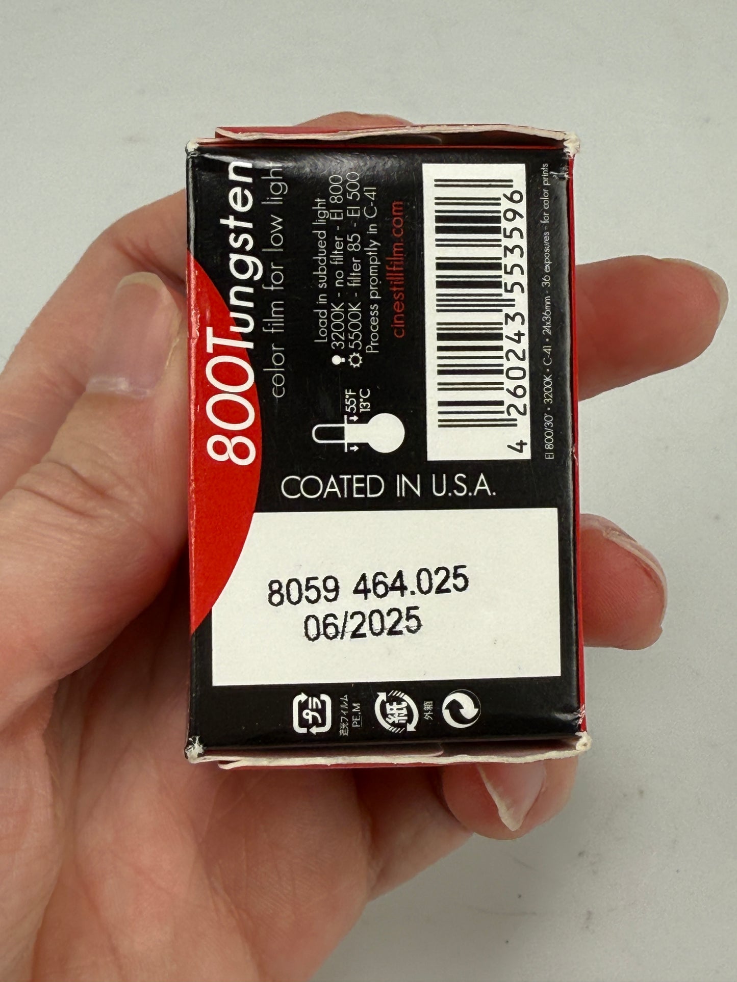 CineStill 800T Color 135 35mm Film (36 Exposures)