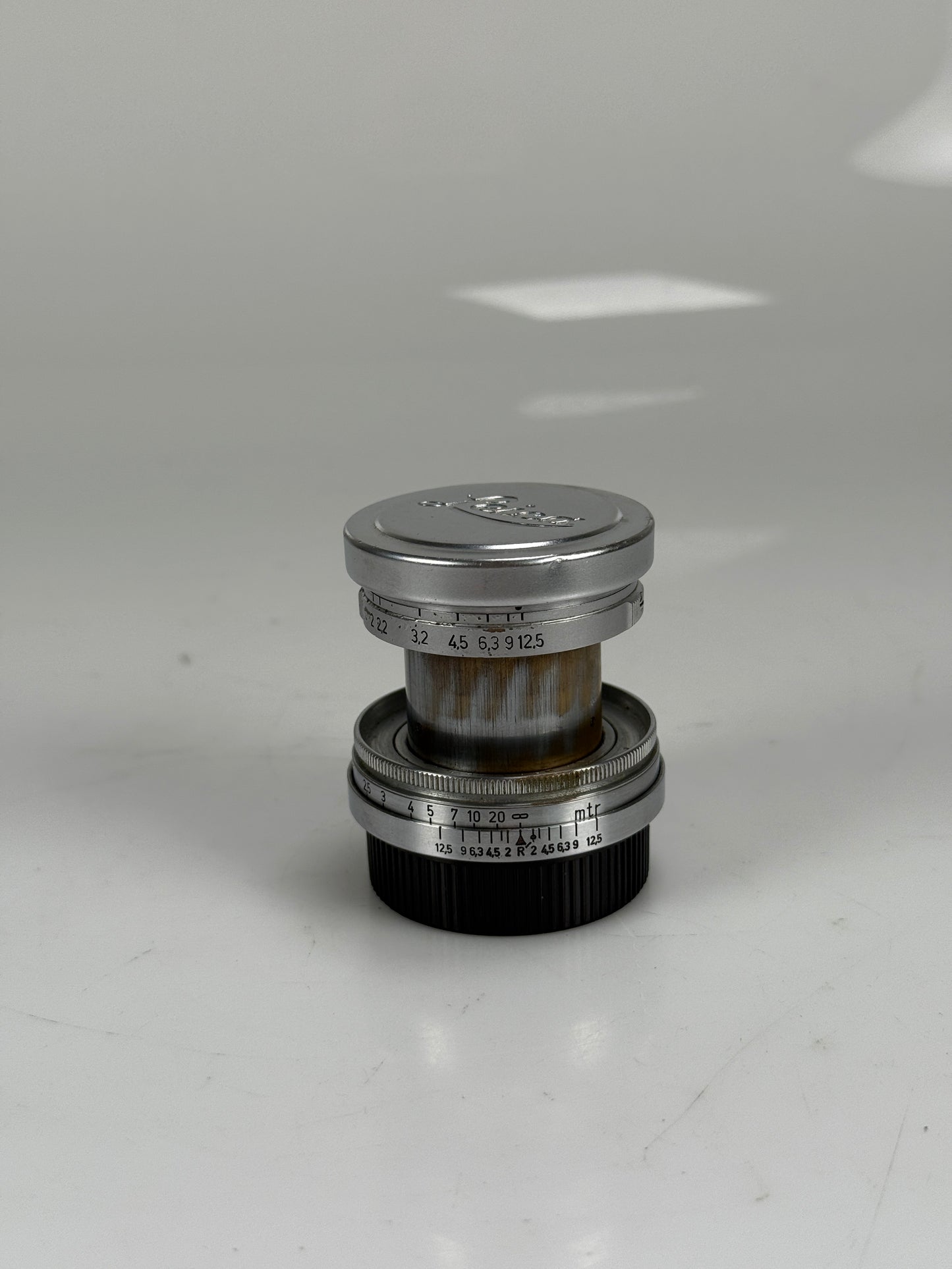 Leica Summitar 5cm f2 Ltm screwmount rangefinder lens Chrome