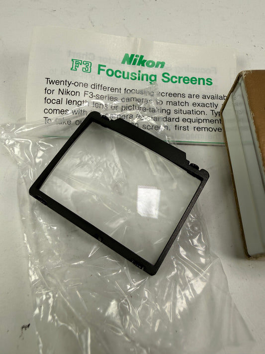 Nikon F3 red dot Type P Fresnel Split Image Rangefinder Focusing Screen