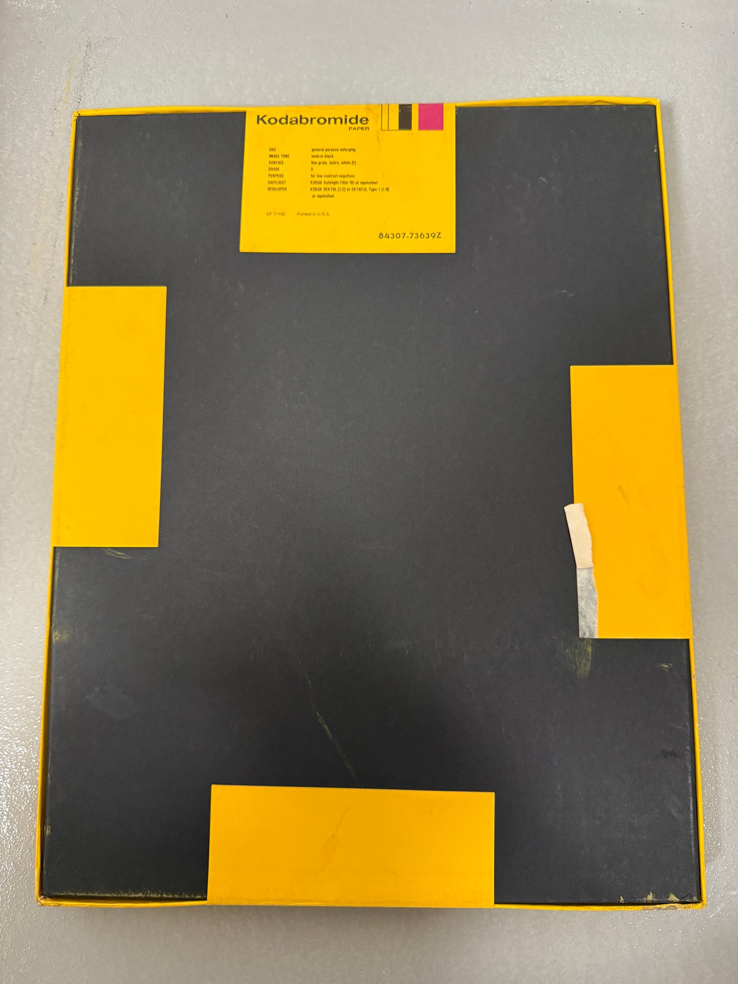 Kodak Kodabromide E3 B&W Paper - 11x14, 50 sheets, 1979 SEALED