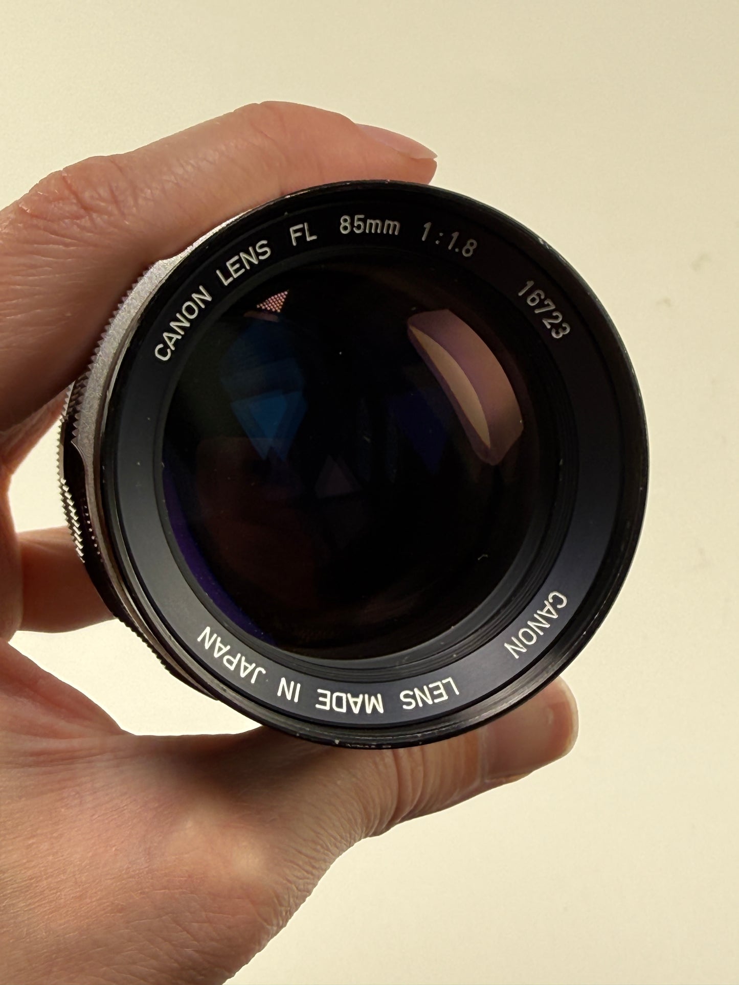 Canon FL 85mm f1.8 Lens manual focus