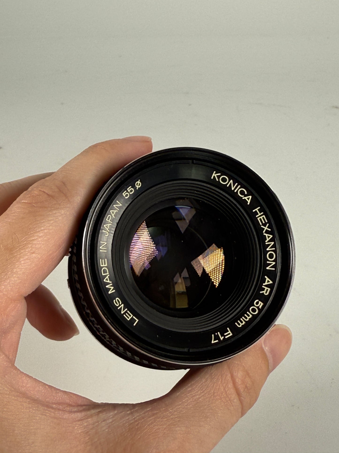 Konica 50mm f1.7 Hexanon AR AE Lens 50/1.7