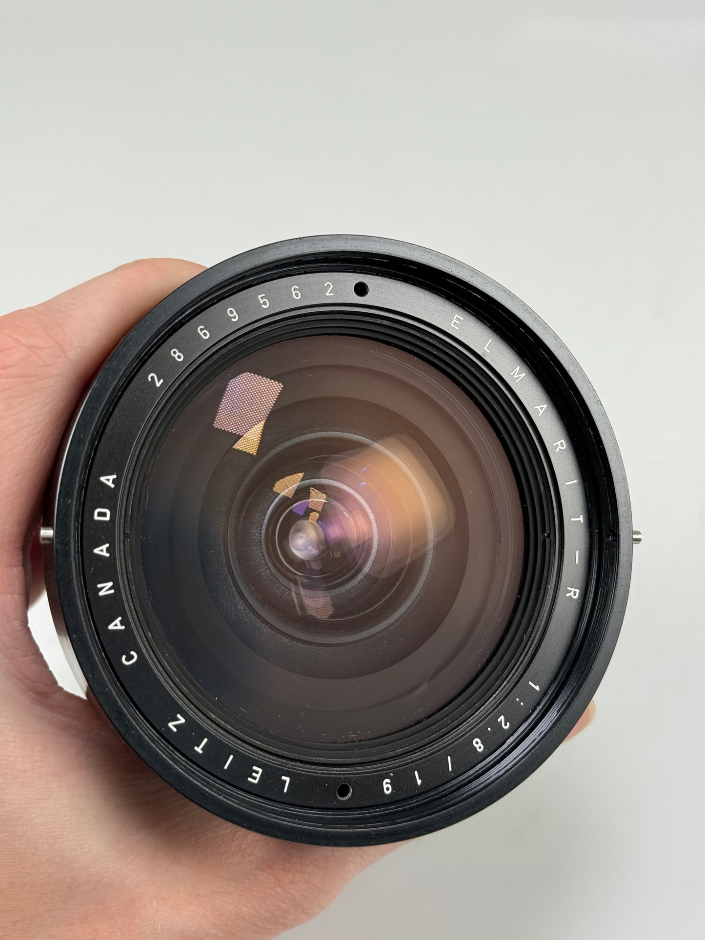 LEICA LEITZ 19MM ELMARIT-R 11225 F2.8 3 CAM 1ST VERSION LENS