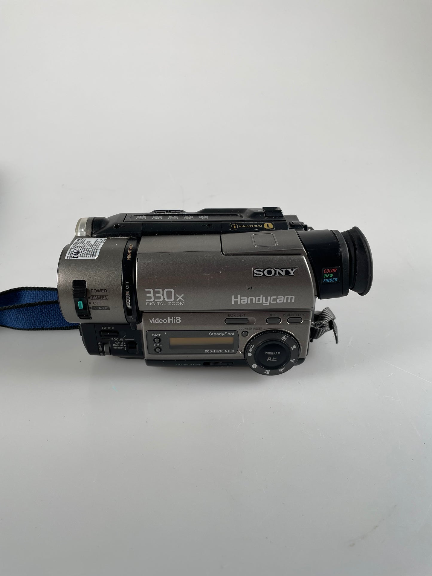 Sony Handycam CCD-TR716 Video Camera Hi8 330X VCR Player Video Transfer