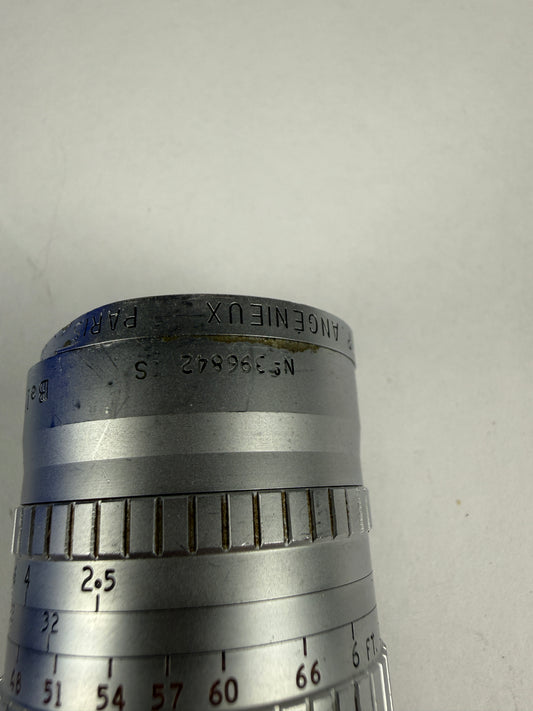 B&H Angenieux 3 Inch 75mm F2.5 C Mount Lens Camera Adapt M4/3 BMPCC Bolex