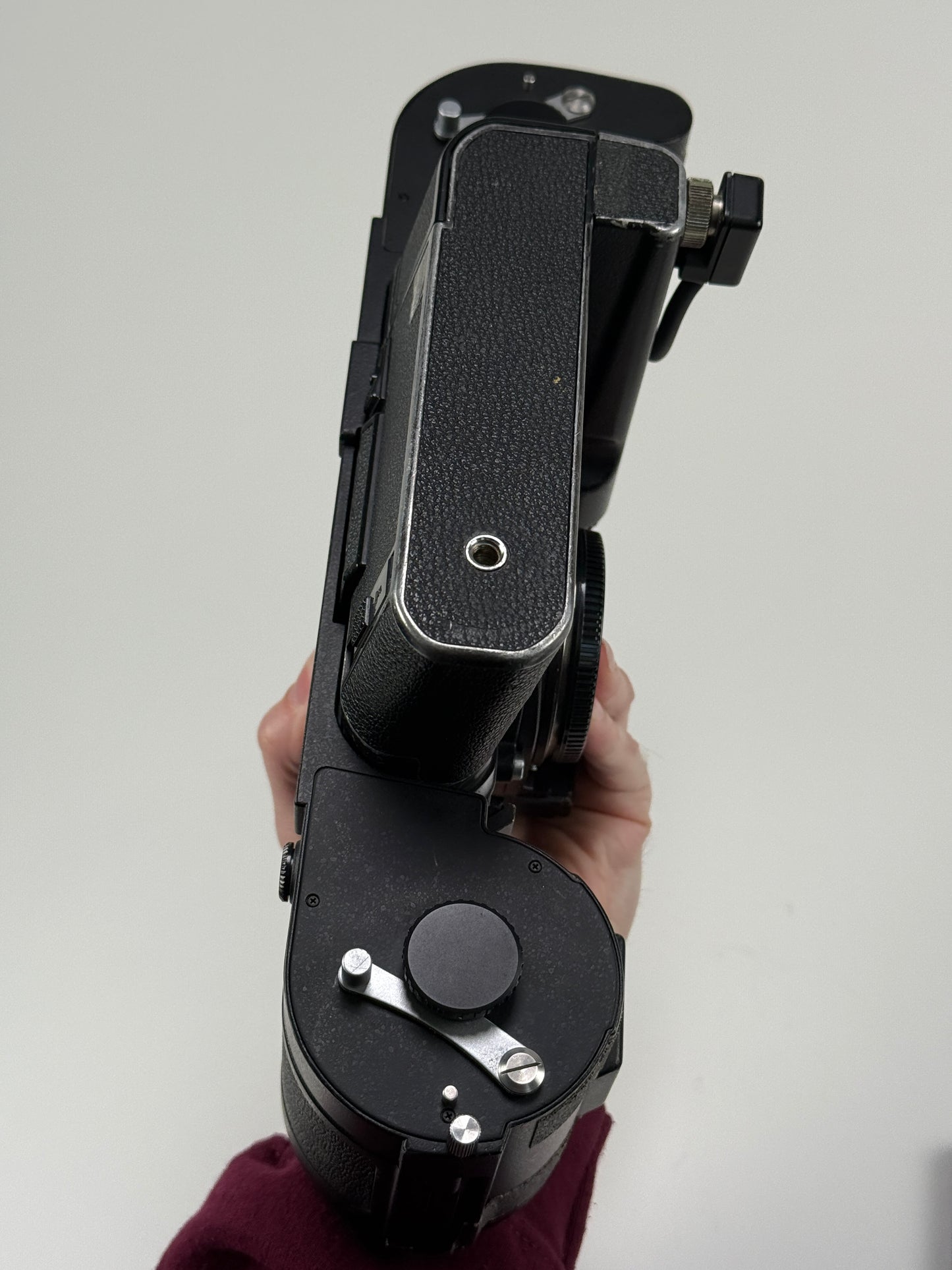 Nikon F3 Body with MF-4 250 Exposure Film Magazine Back Holder - Heinz Kluetmeier