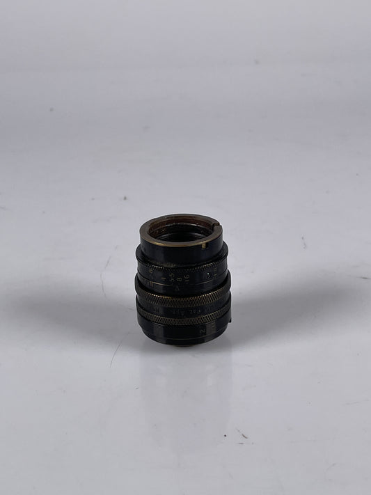 Taylor-Hobson 1 Inch 1.8 4A Cooke Filmo Special D Mount Black Lens