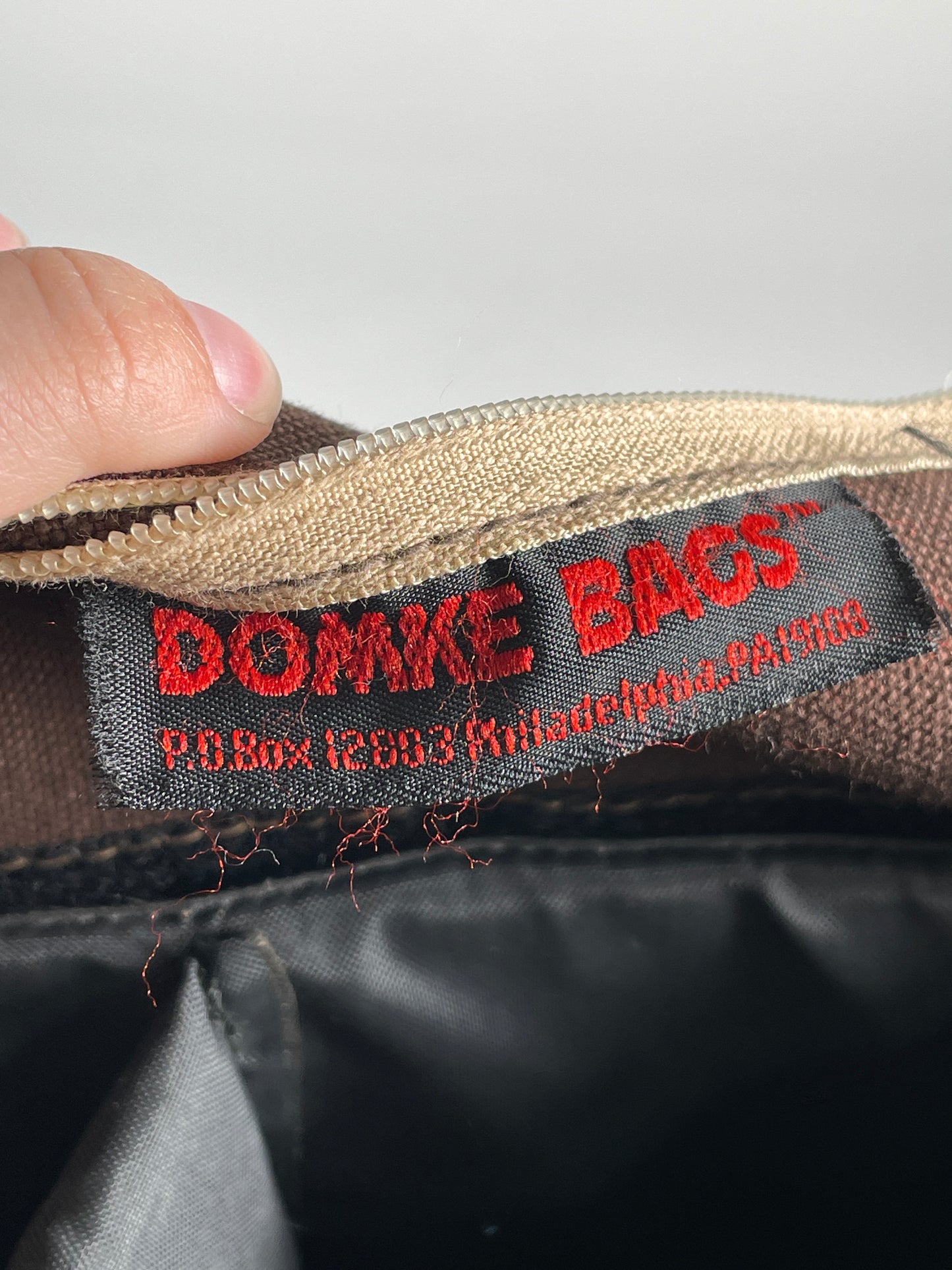 DOMKE ORIGINAL CAMERA SHOULDER BAG BROWN VERY EARLY