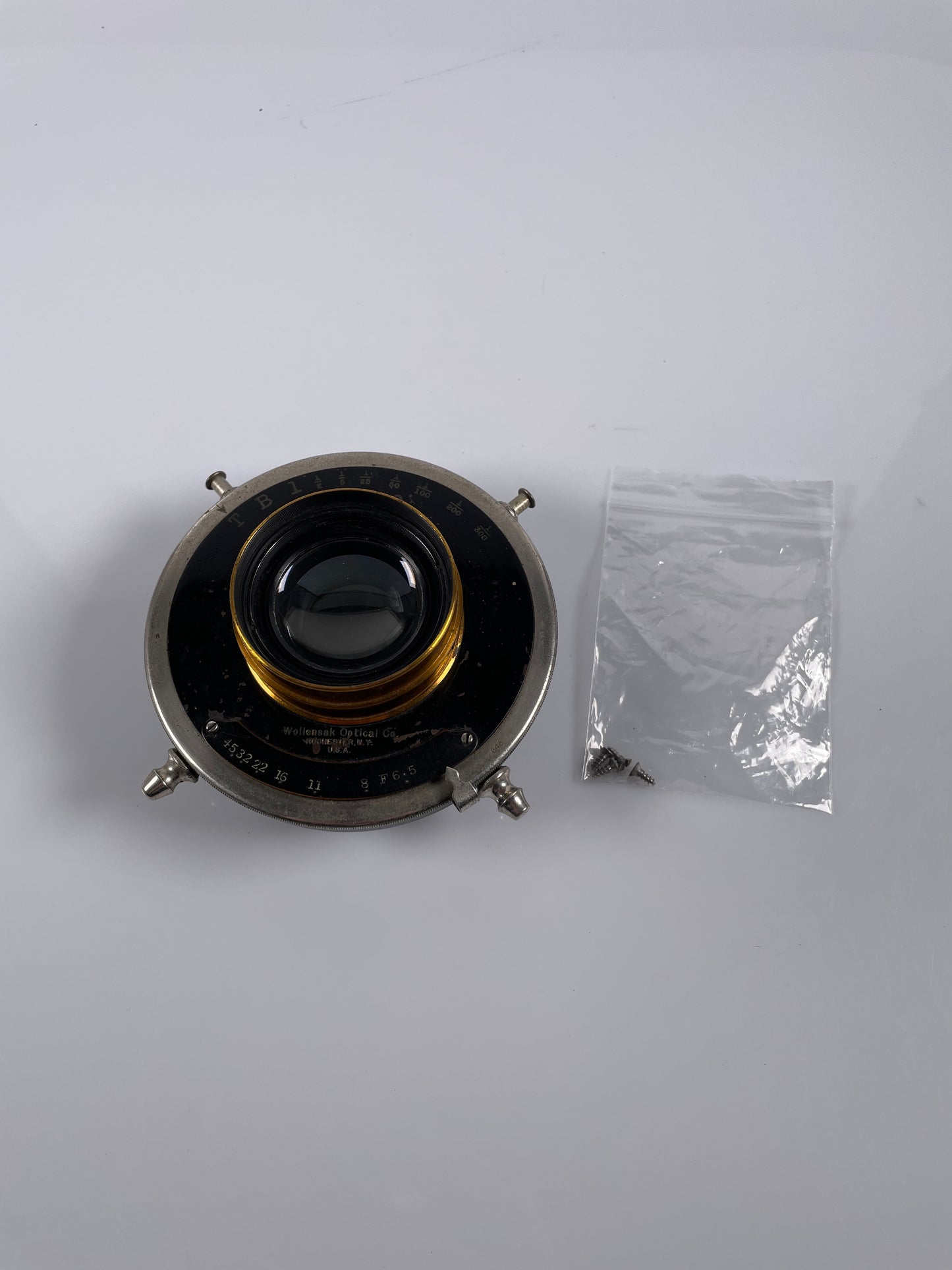 Cooke 5x7 Series III 8.5 Inch F4.5 Brass Lens - Taylor Hobson RARE