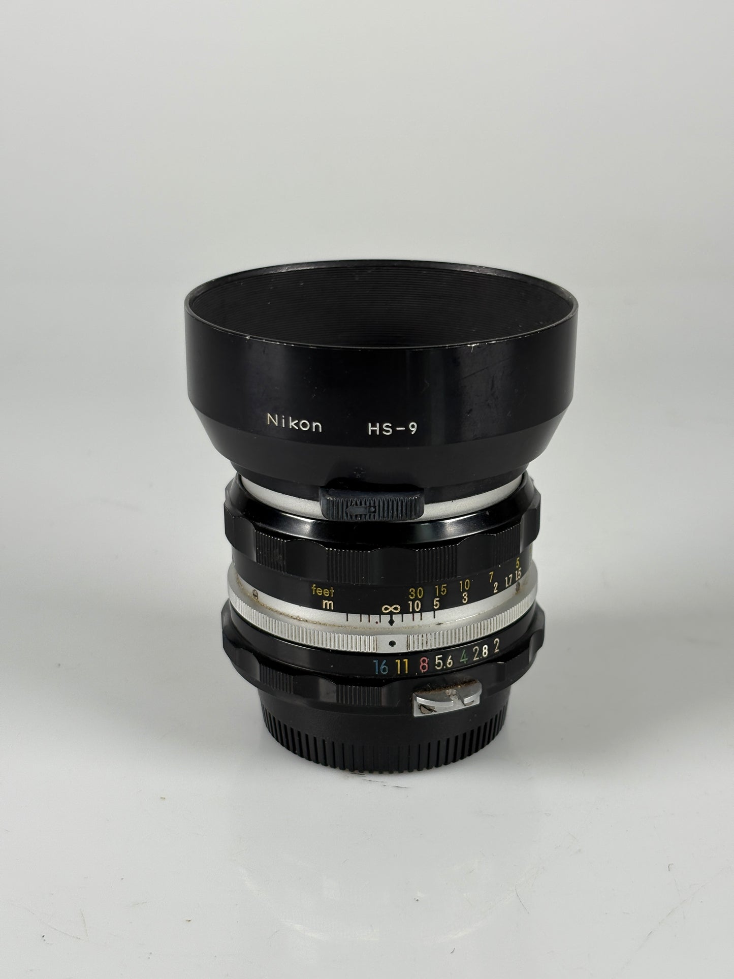 Nikon Nikkor-H Non AI 50mm f2 H Lens with hood