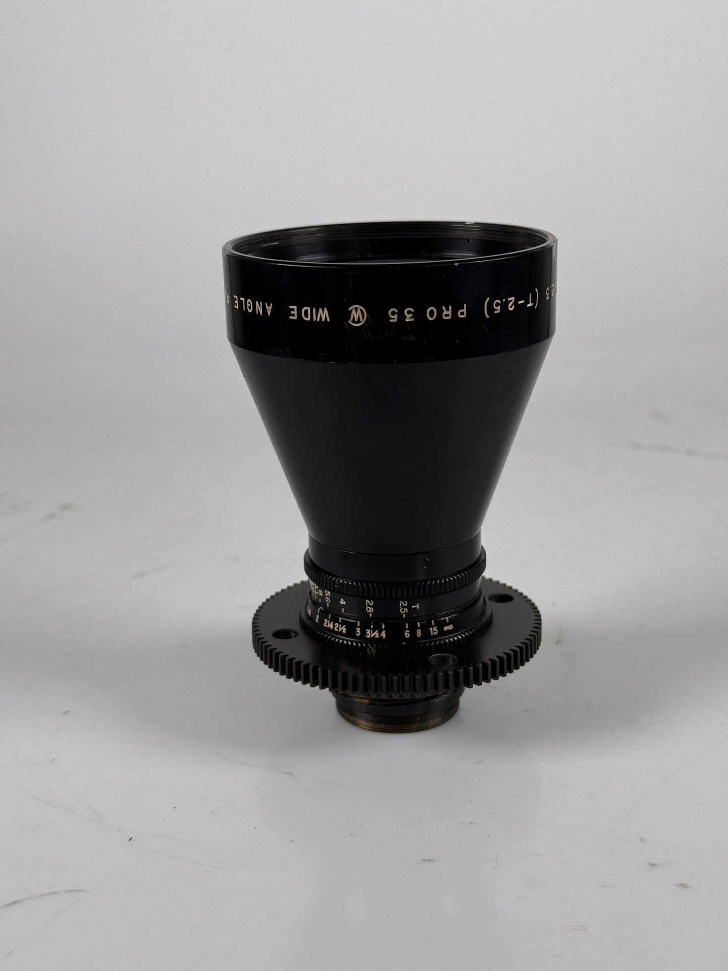 Wollensak Wide Angle Raptar 35mm f2.3 T2.5 Pro 35 Lens Camera cinema RARE