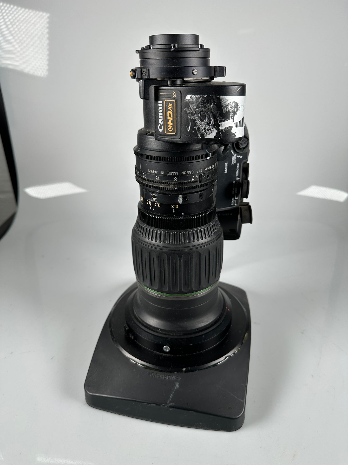Canon HJ11ex4.7B IRSE HDXS 2/3" HD ENG Broadcast Servo Lens w/ 2x 4.7-52mm f1.9