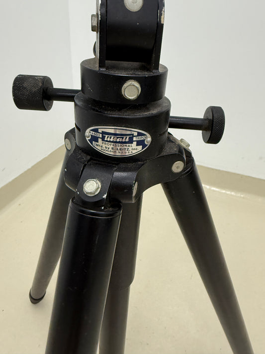 Tiltall Tripod E Leitz #4602 Black Metal with head leica