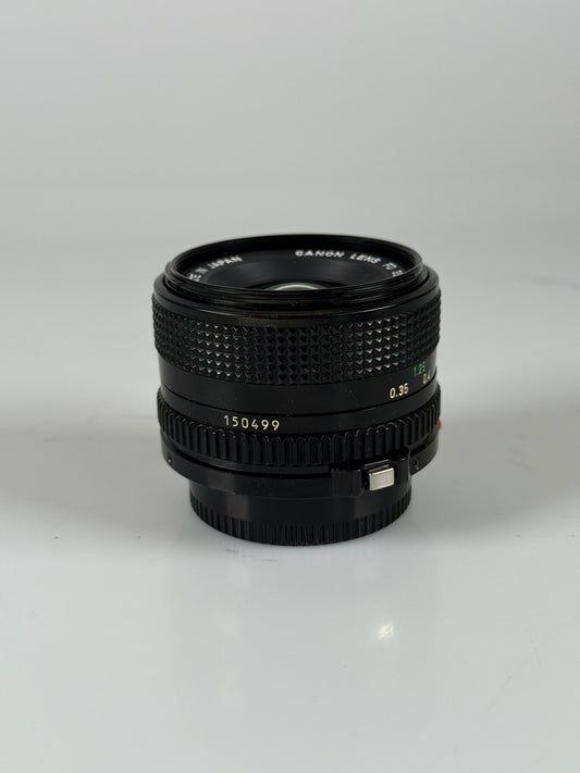 Canon 35mm f2.8 NFD camera lens wide angle