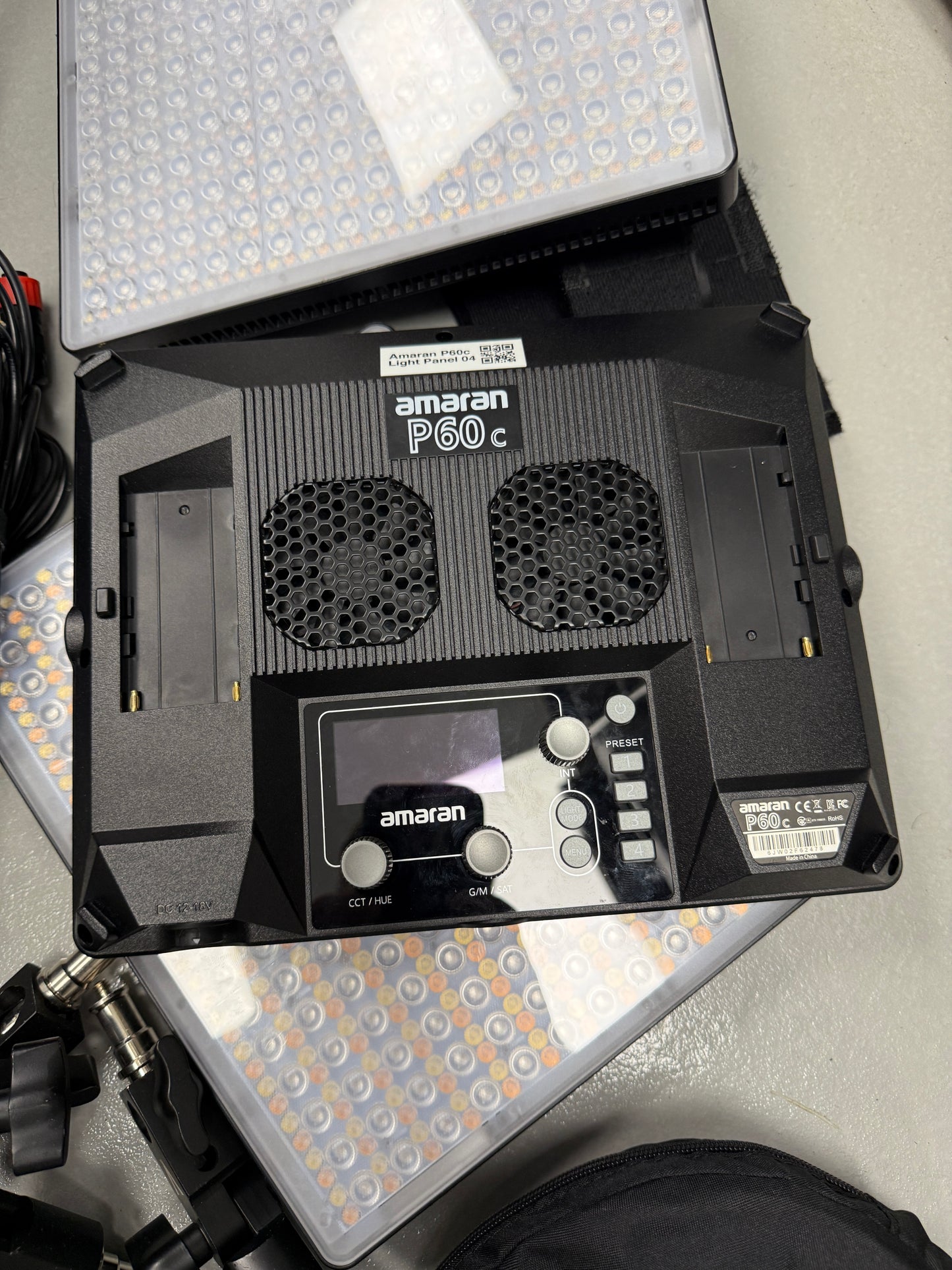 Aputure Amaran P60c RGBWW LED Soft Light Panel 3 light kit