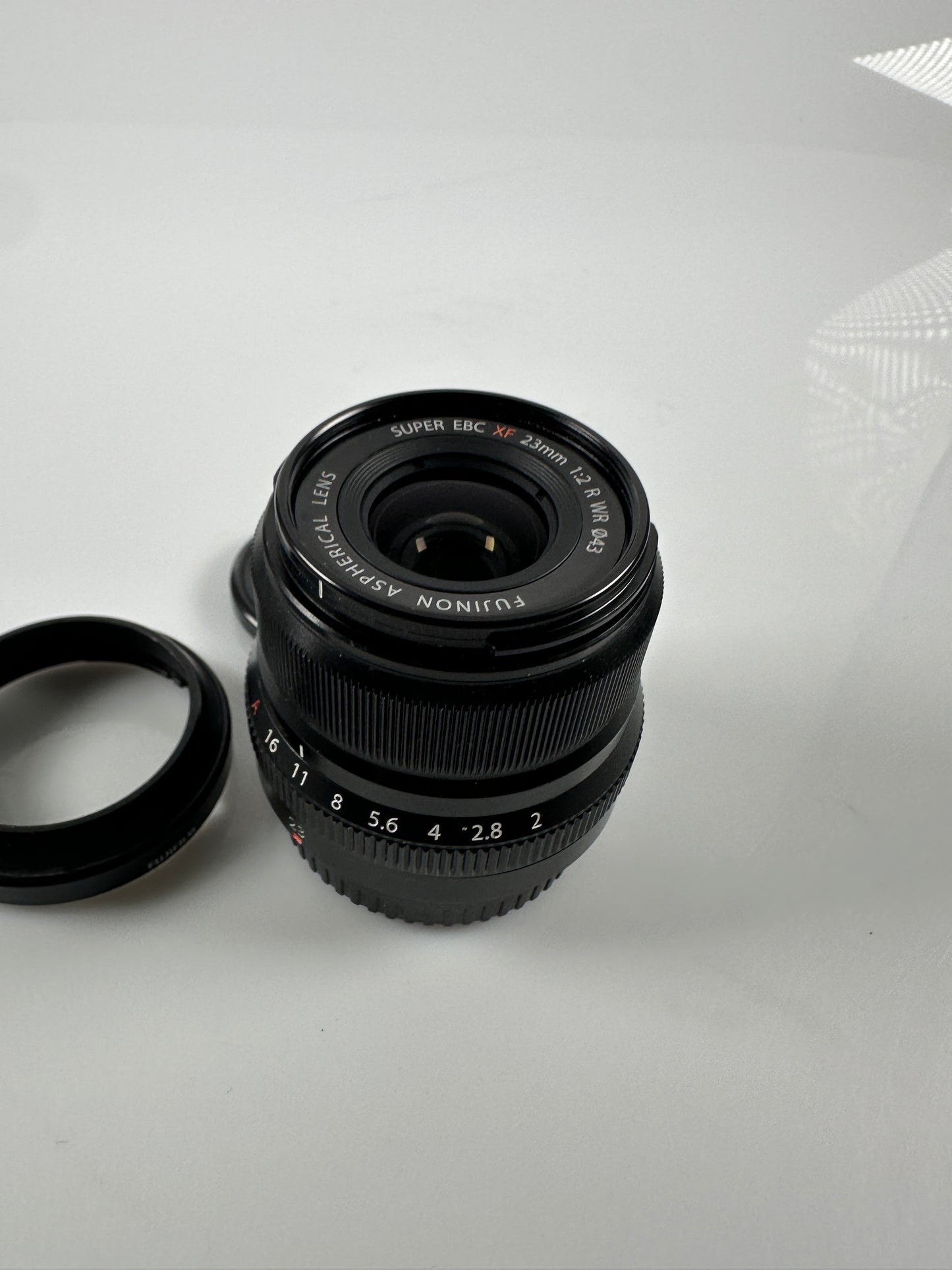 Fuji fujifilm XF Fujinon 23mm f2 R WR Super EBC Lens Black